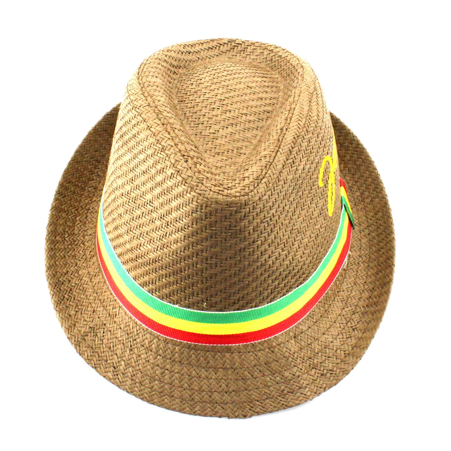 Fedora Straw Sun Hat for Men Women Short Brim Trilby Hat Panama Beach Hat Travel Summer Reggae Jamaica