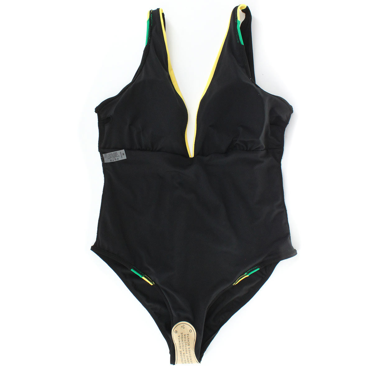 Women's One Piece Caribbean Jamaica Flag Rasta RGY Monokini Swimsuit Swimwear Bathing Suit