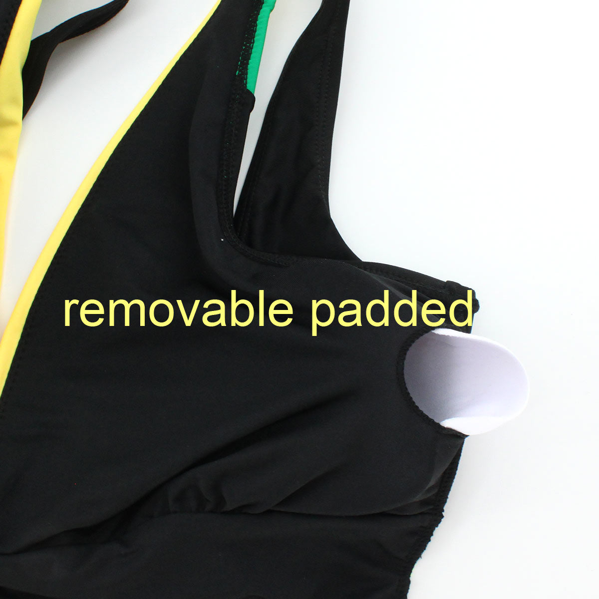 Women's One Piece Caribbean Jamaica Flag Rasta RGY Monokini Swimsuit Swimwear Bathing Suit