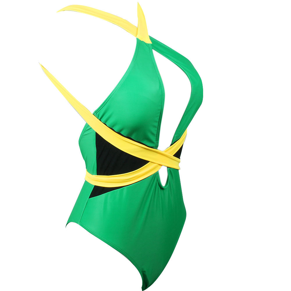 Women's One Piece Caribbean Flag Rasta Body Shaping Monokini Swimsuit Swimwear Bathing Suit