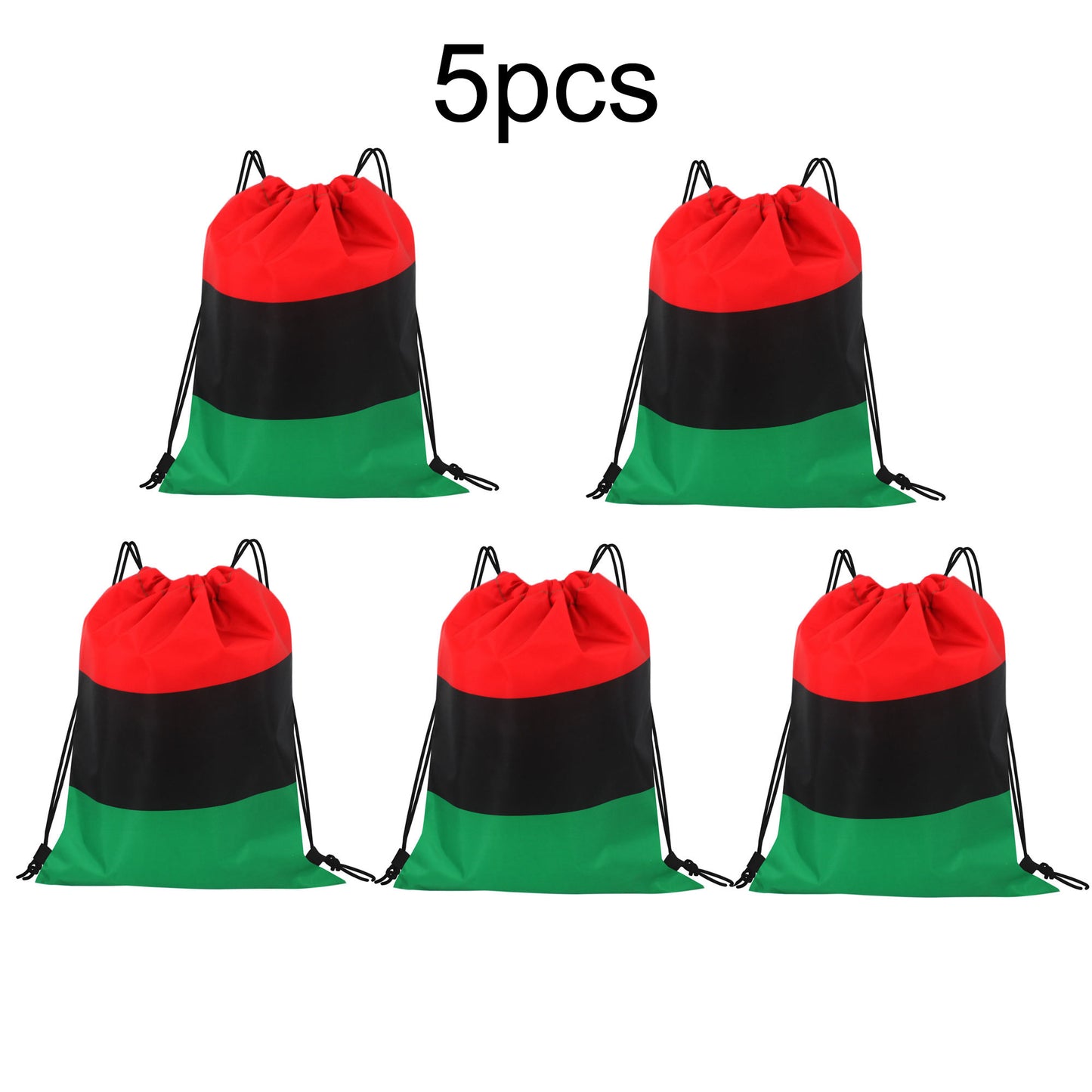 Man and Women Drawstring Backpack Waterproof Gym Sports Trave String Bag Cheer Bag Jamaican Afro Rasta