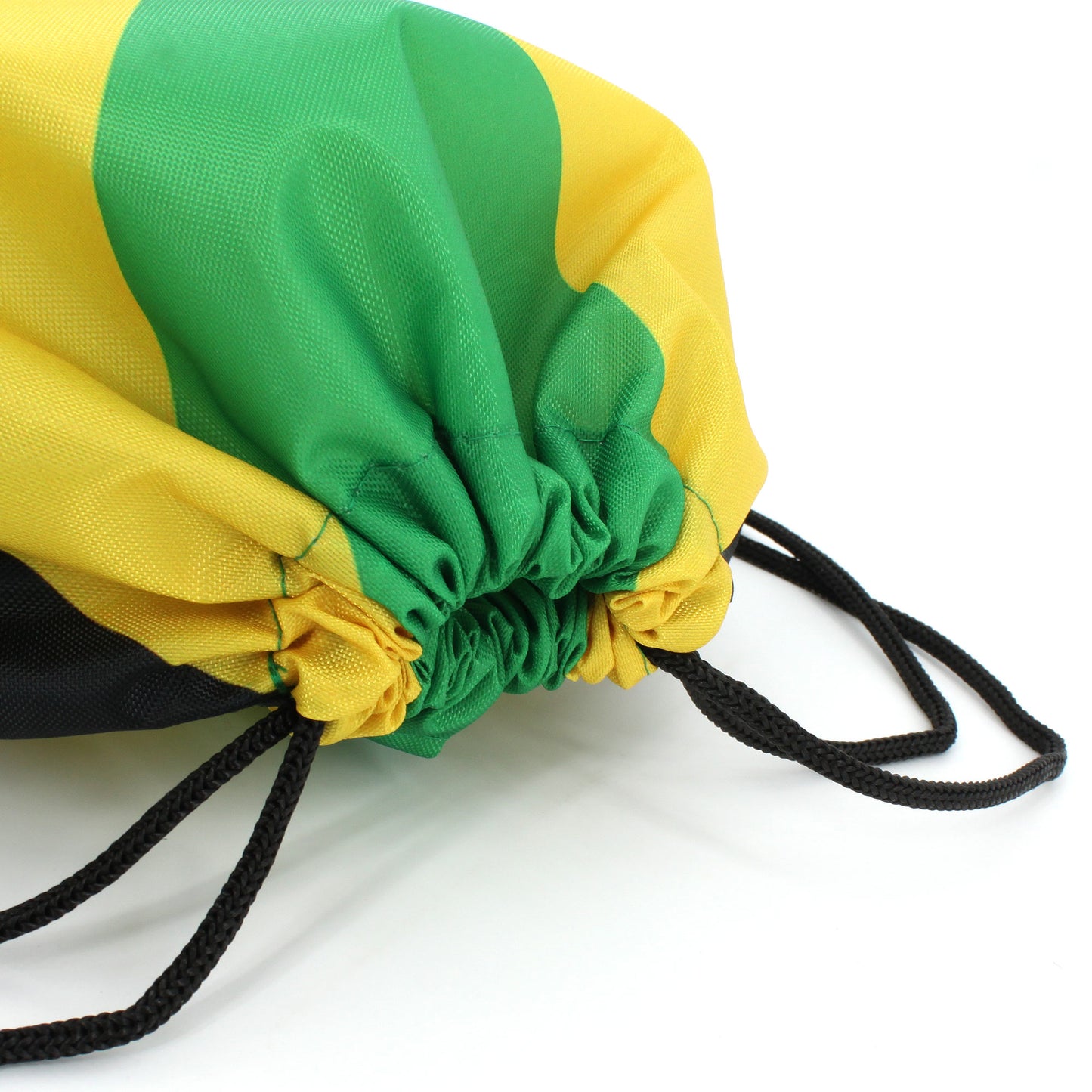 Man and Women Drawstring Backpack Waterproof Gym Sports Trave String Bag Cheer Bag Jamaican Afro Rasta