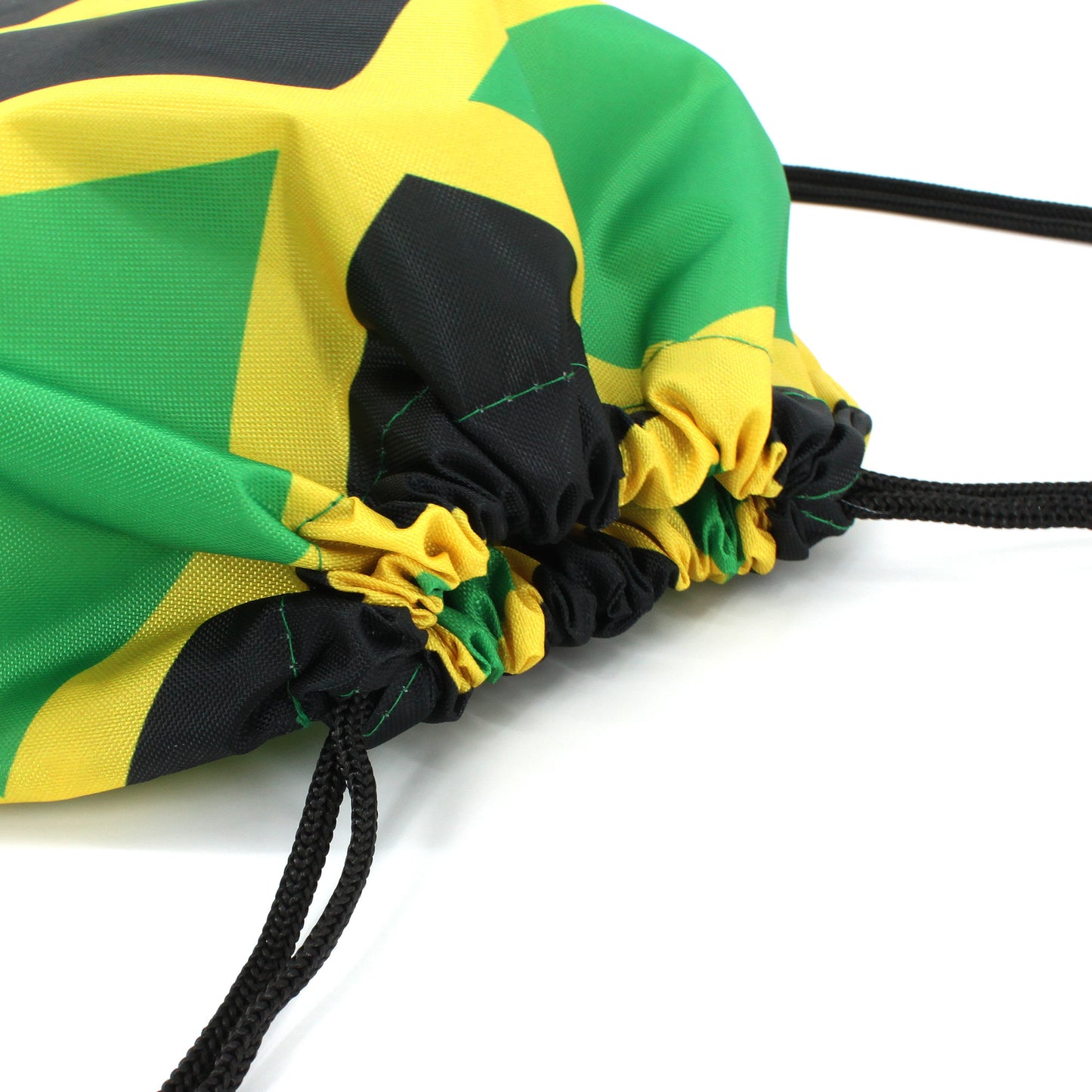 Man and Women Drawstring Backpack Waterproof Gym Sports Trave String Bag Cheer Bag Jamaican Afro Rasta