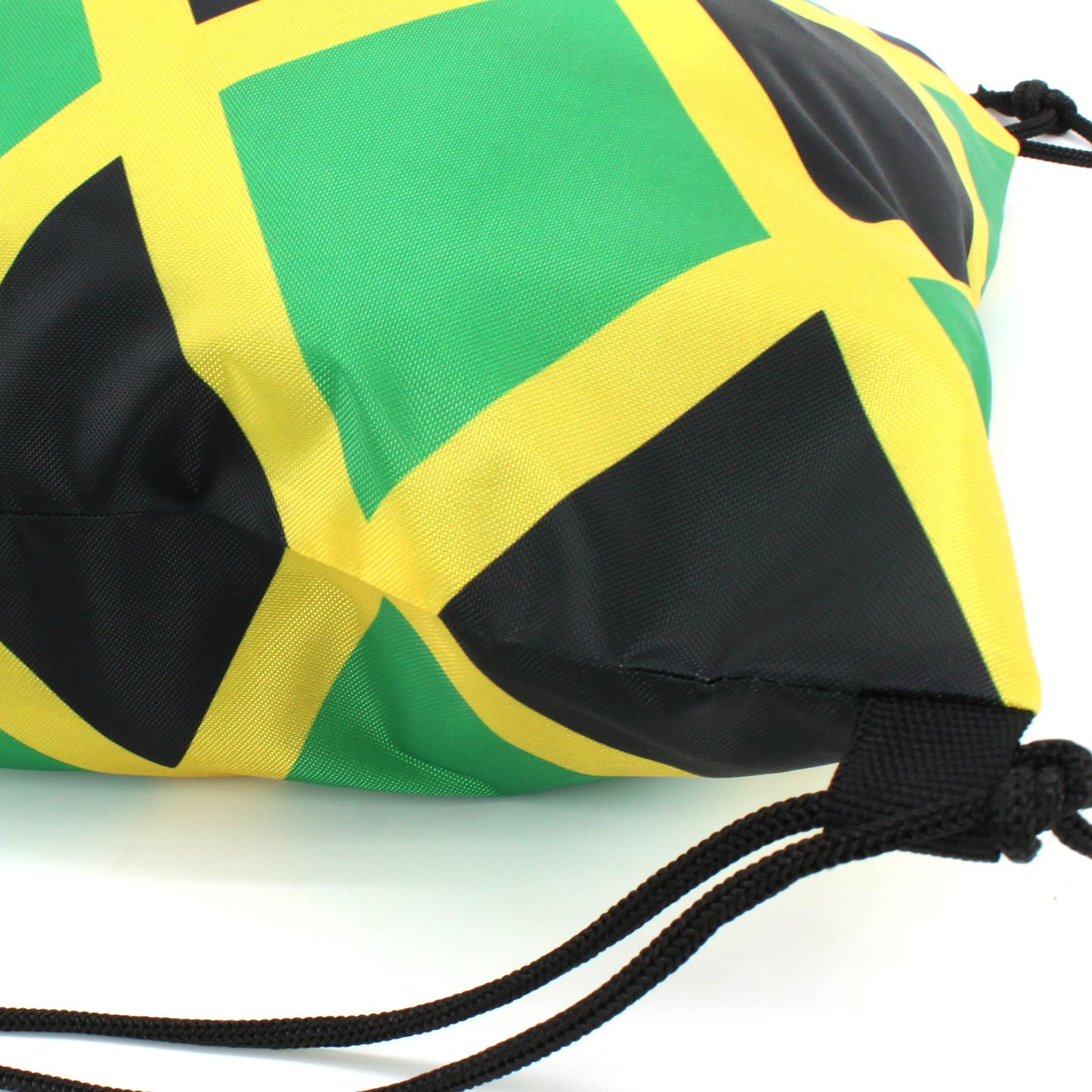 Man and Women Drawstring Backpack Waterproof Gym Sports Trave String Bag Cheer Bag Jamaican Afro Rasta