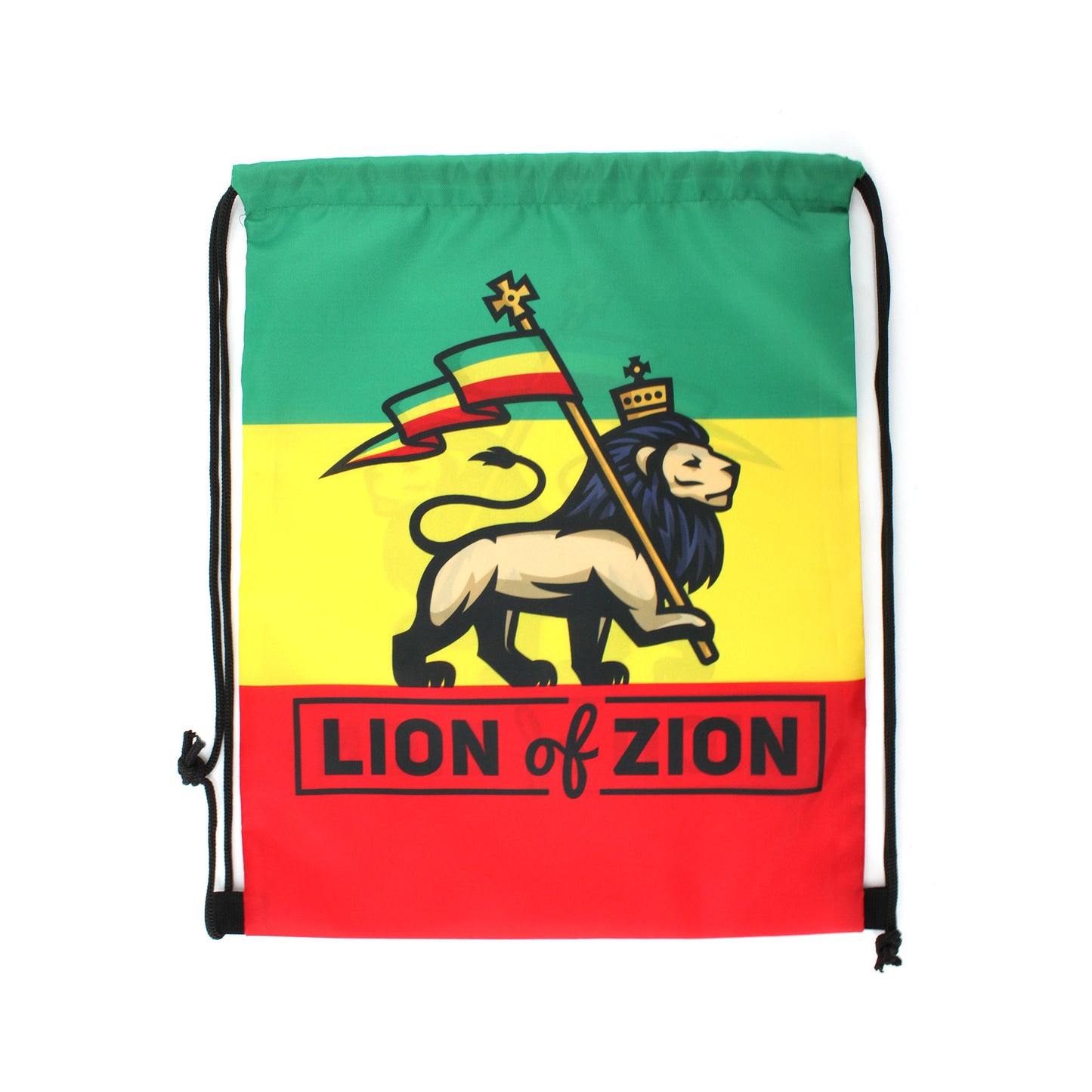 Man and Women Drawstring Backpack Waterproof Gym Sports Trave String Bag Cheer Bag Jamaican Afro Rasta
