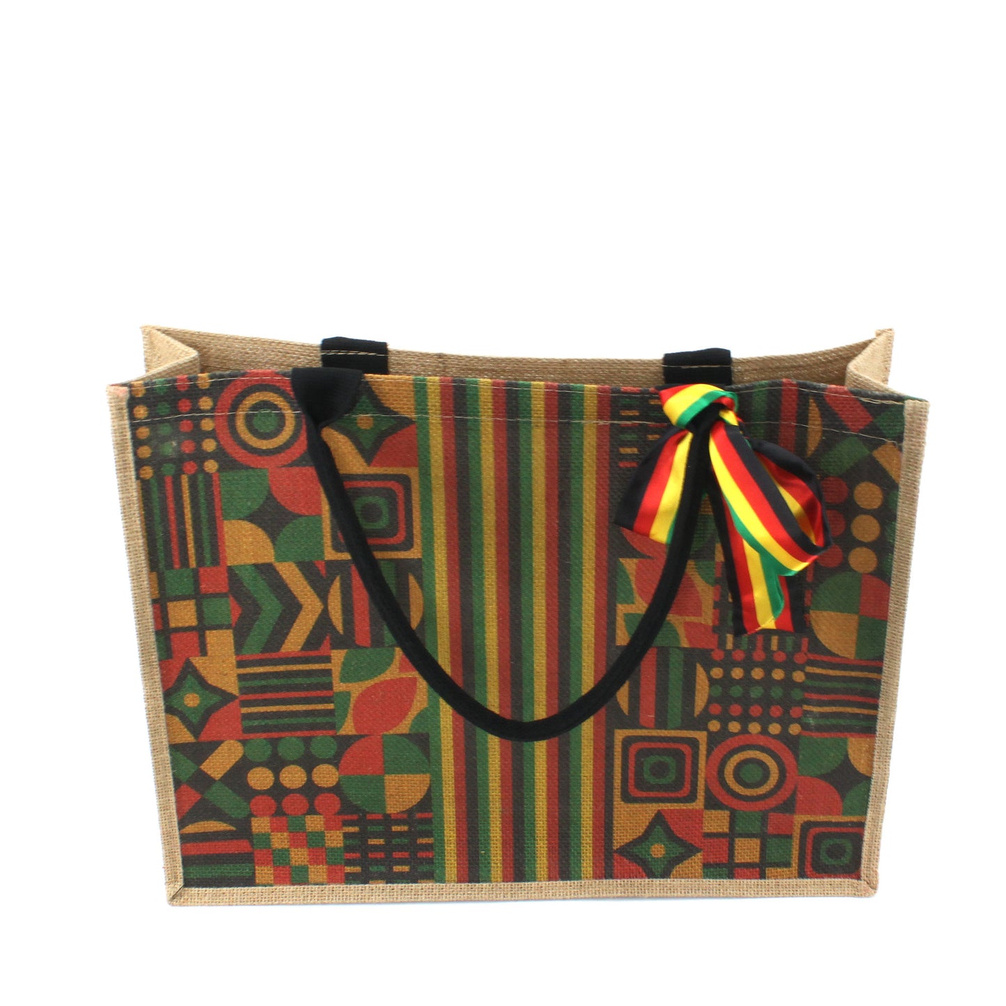 Woven Large Beach Bag for woman Straw Bag Beach Tote Handmade Weaving Shoulder Bag Handbag Jamaican Africa Reggae