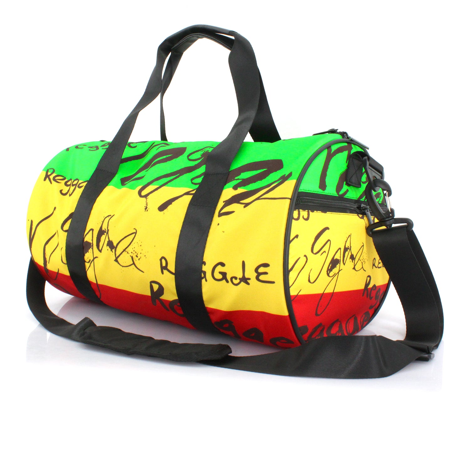 Duffel Bag Gym Bag for Men Women Lightweight with Inner Pocket for Travel Sports Swimming Fitness Shoulder Strap Jamaica Reggae