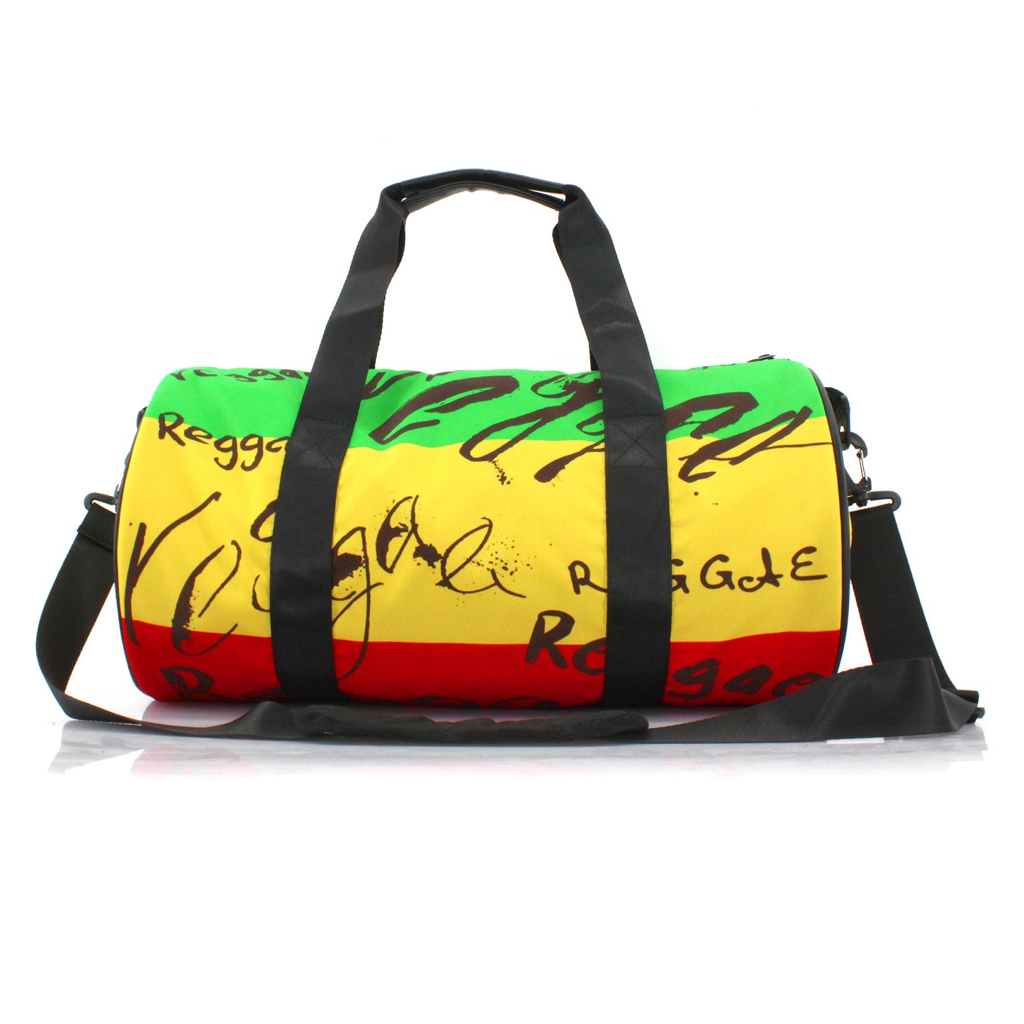 Duffel Bag Gym Bag for Men Women Lightweight with Inner Pocket for Travel Sports Swimming Fitness Shoulder Strap Jamaica Reggae