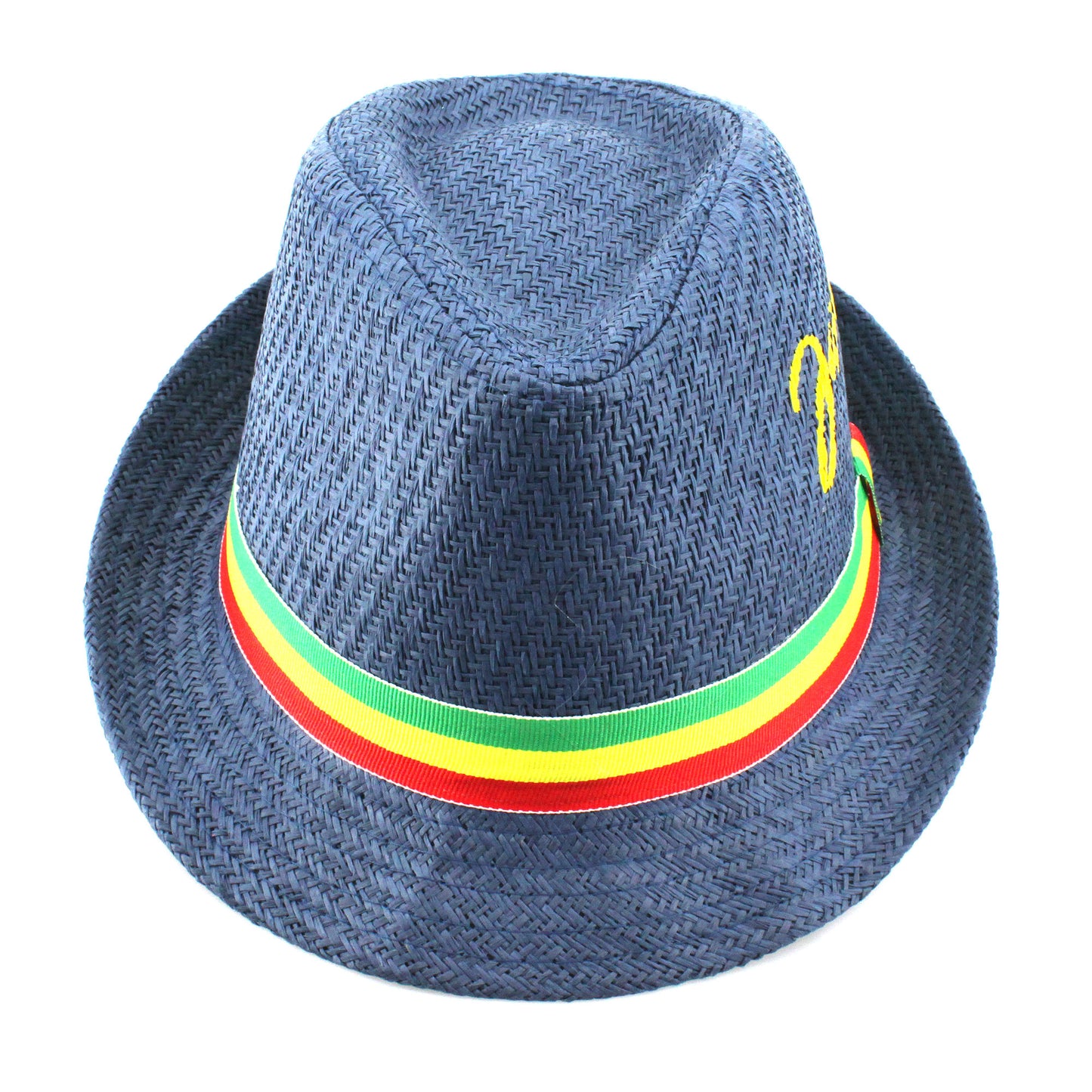 Fedora Straw Sun Hat for Men Women Short Brim Trilby Hat Panama Beach Hat Travel Summer Reggae Jamaica