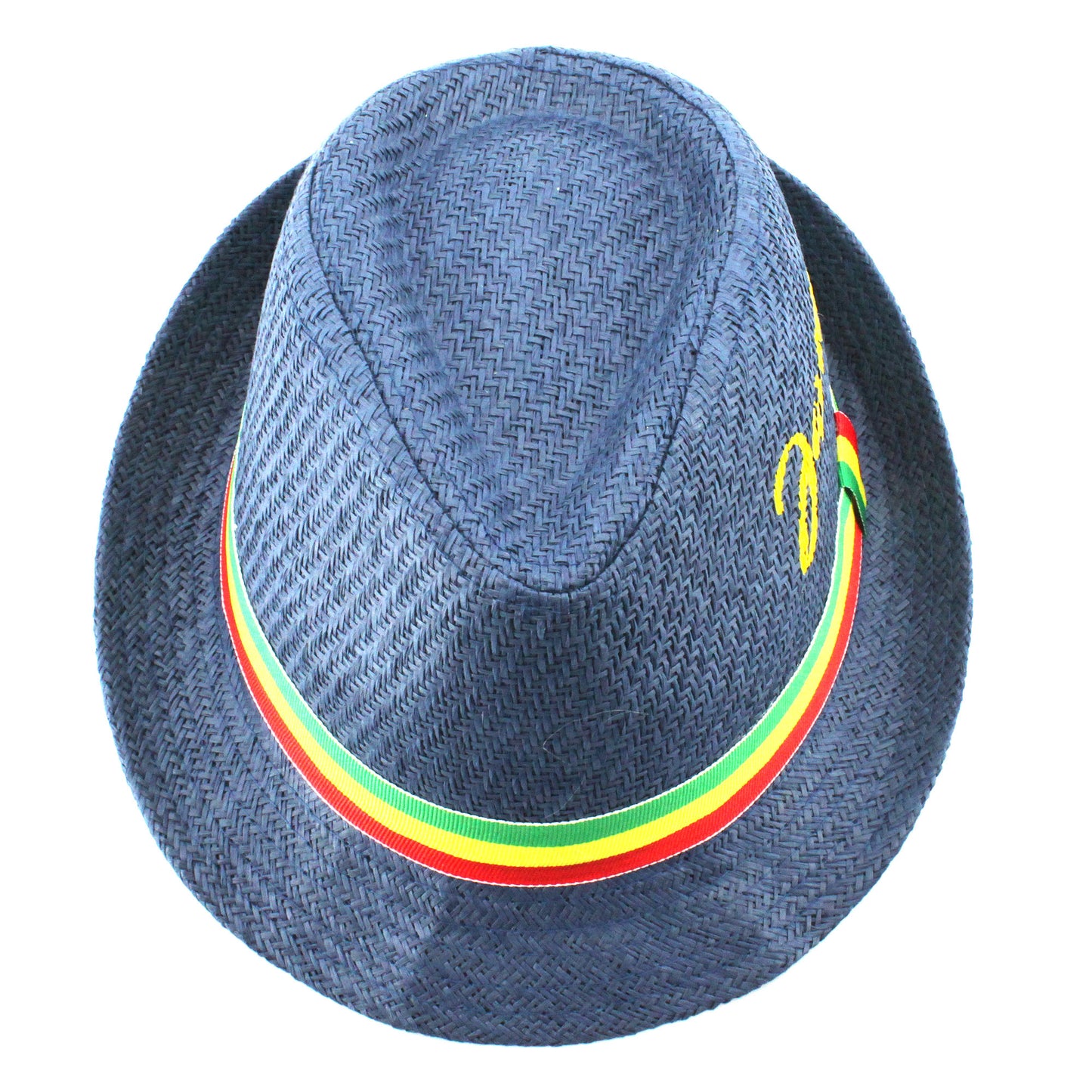 Fedora Straw Sun Hat for Men Women Short Brim Trilby Hat Panama Beach Hat Travel Summer Reggae Jamaica