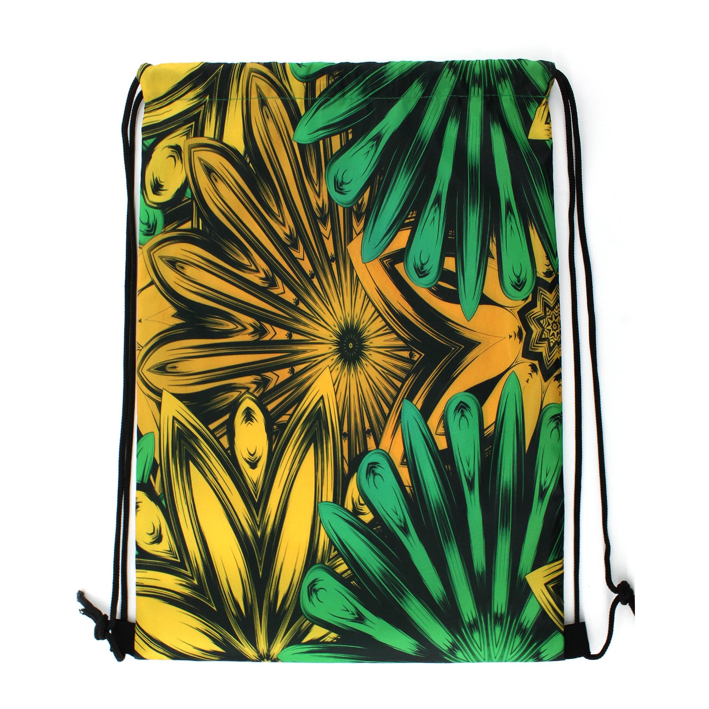 Man and Women Drawstring Backpack Waterproof Gym Sports Trave String Bag Cheer Bag Jamaican Afro Rasta