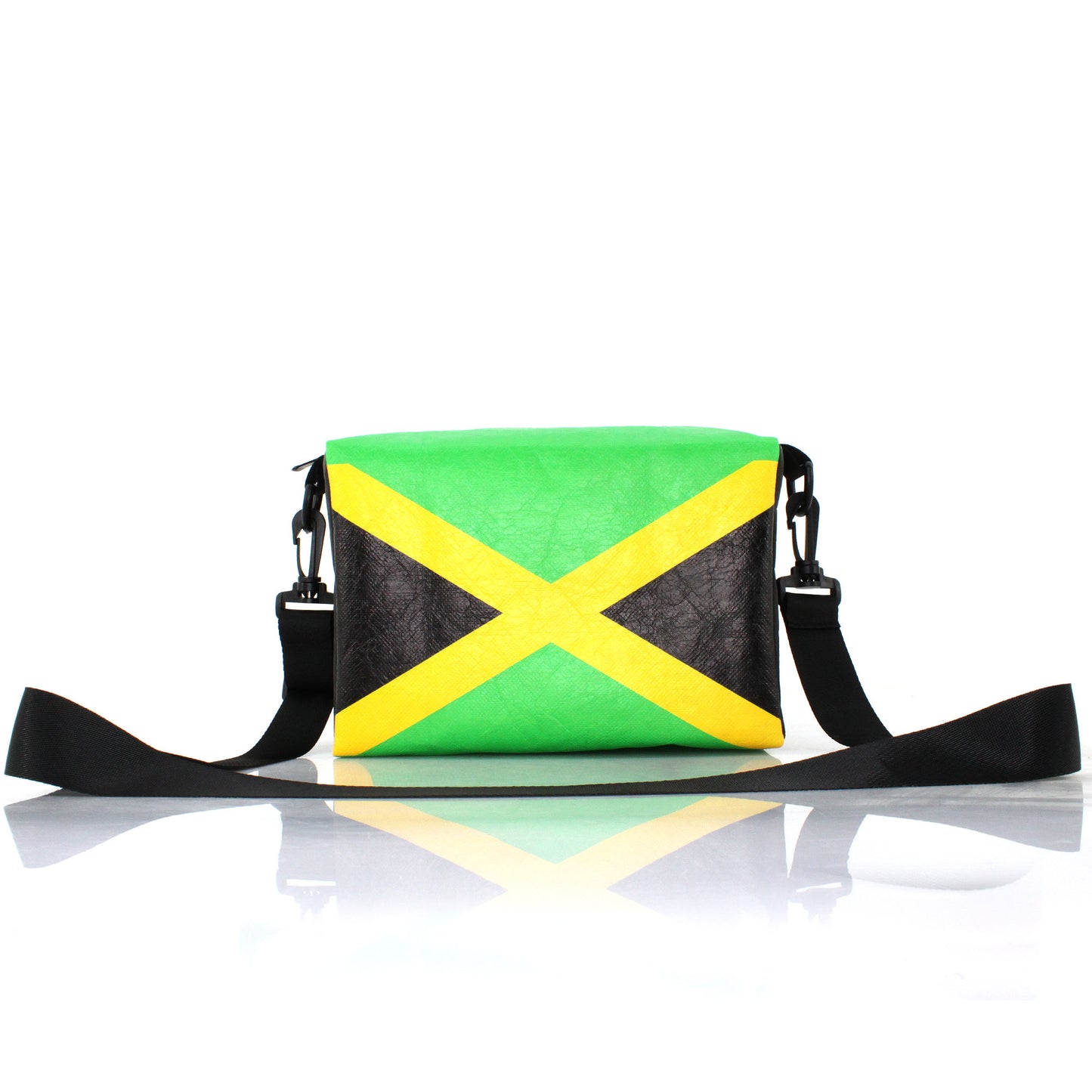 Man's And Woman's Shoulder Handbags Crossbody Bag Chest Bag Pocket Waterproof Non-Woven Jamaica Reggae