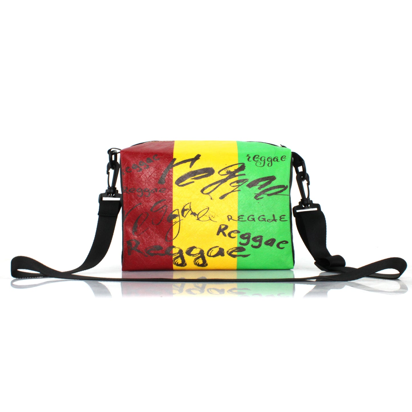 Man's And Woman's Shoulder Handbags Crossbody Bag Chest Bag Pocket Waterproof Non-Woven Jamaica Reggae