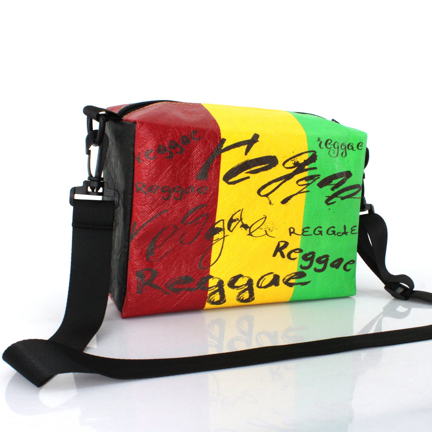 Man's And Woman's Shoulder Handbags Crossbody Bag Chest Bag Pocket Waterproof Non-Woven Jamaica Reggae