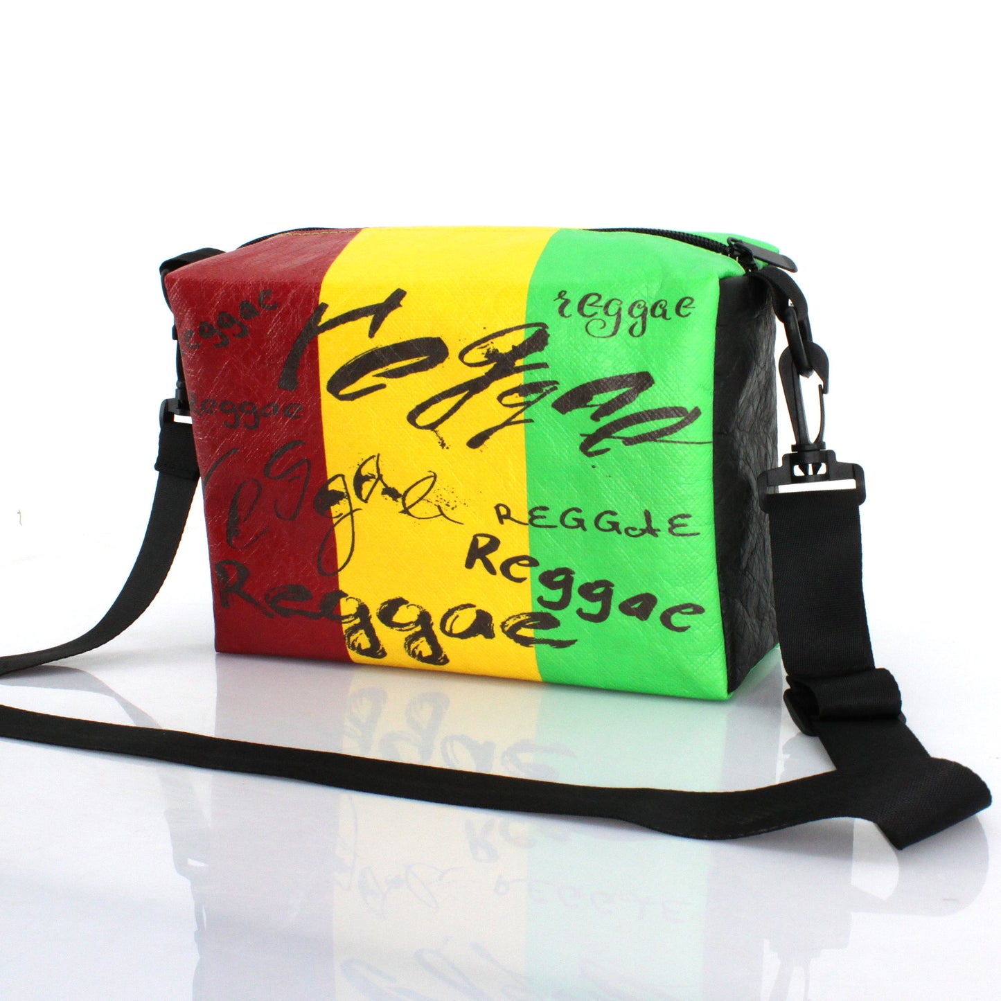 Man's And Woman's Shoulder Handbags Crossbody Bag Chest Bag Pocket Waterproof Non-Woven Jamaica Reggae