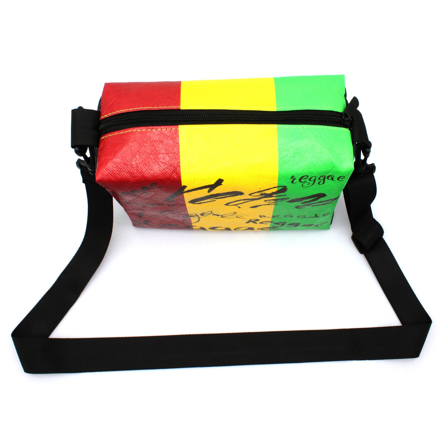 Man's And Woman's Shoulder Handbags Crossbody Bag Chest Bag Pocket Waterproof Non-Woven Jamaica Reggae