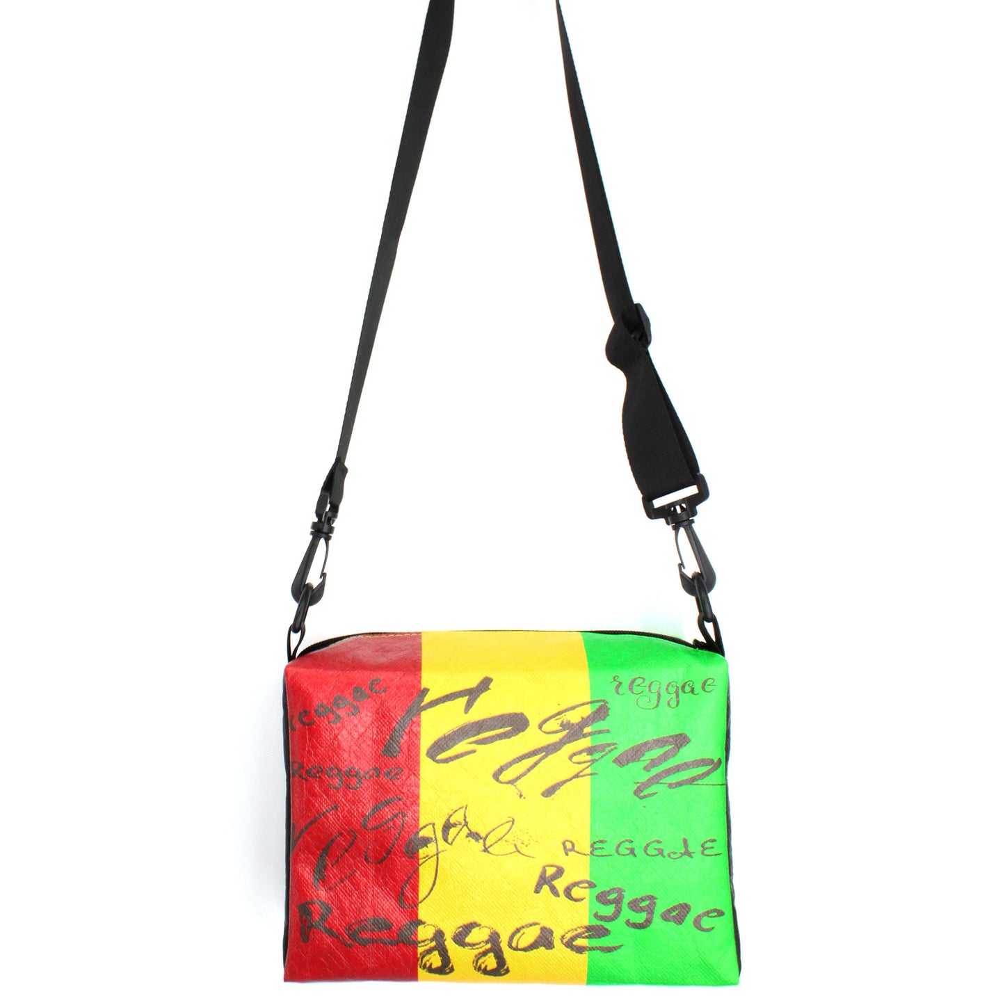 Man's And Woman's Shoulder Handbags Crossbody Bag Chest Bag Pocket Waterproof Non-Woven Jamaica Reggae