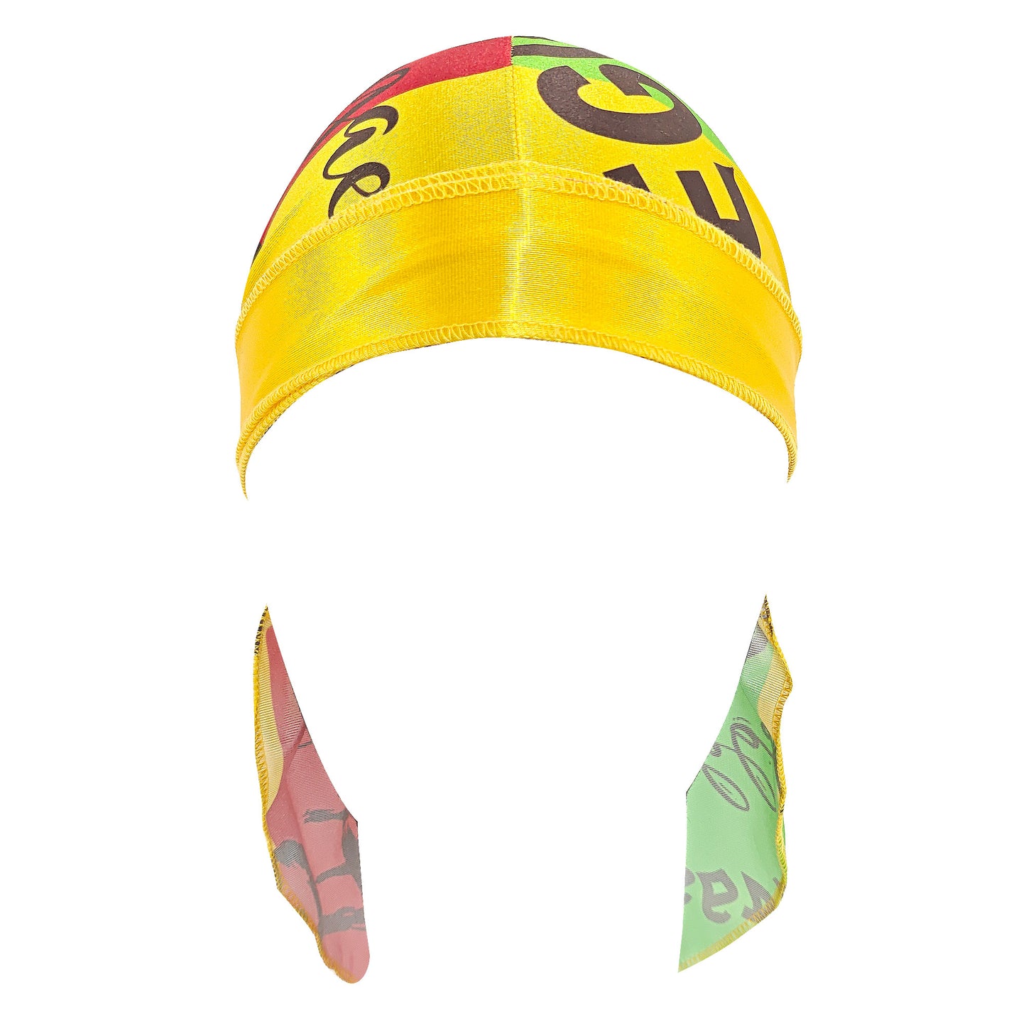 Men's Du Rag Smooth Jamaican Flag Reggae Headwrap - African Streetwear Hair Wave Cap Durag for Men & Women