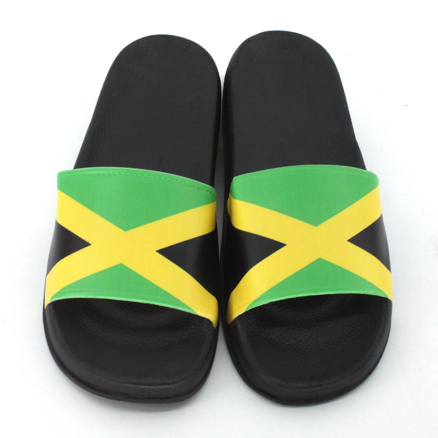 Jamaican Rasta Reggae RGY Caribbean Slippers Sandals for Women and Men Sandals Open Toe Soft Cushioned Non-Slip for Indoor & Outdoor