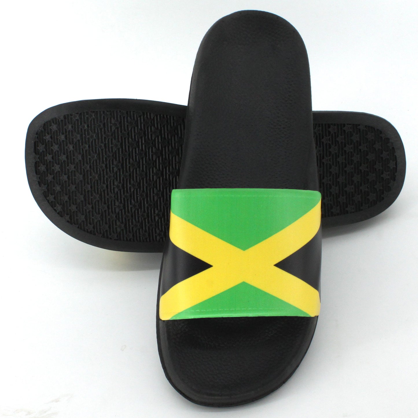 Jamaican Rasta Reggae RGY Caribbean Slippers Sandals for Women and Men Sandals Open Toe Soft Cushioned Non-Slip for Indoor & Outdoor