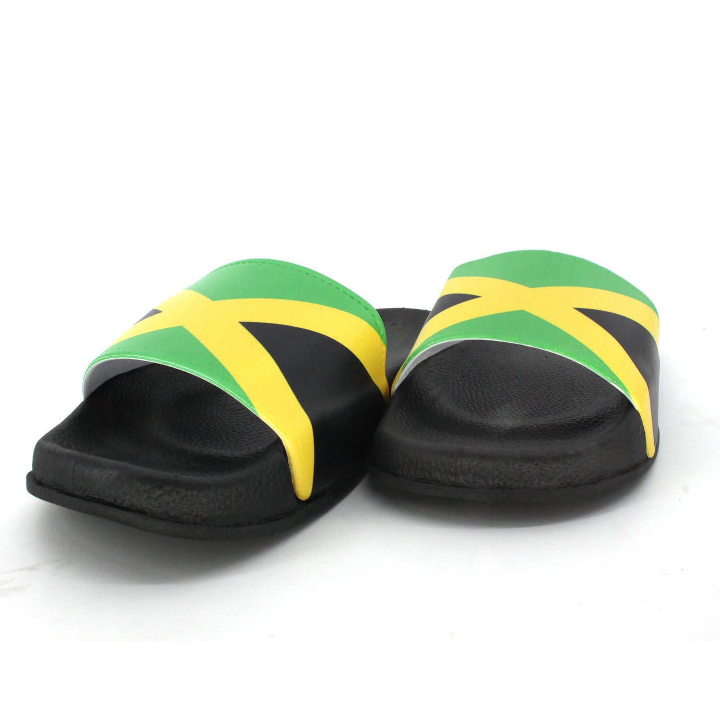 Jamaican Rasta Reggae RGY Caribbean Slippers Sandals for Women and Men Sandals Open Toe Soft Cushioned Non-Slip for Indoor & Outdoor