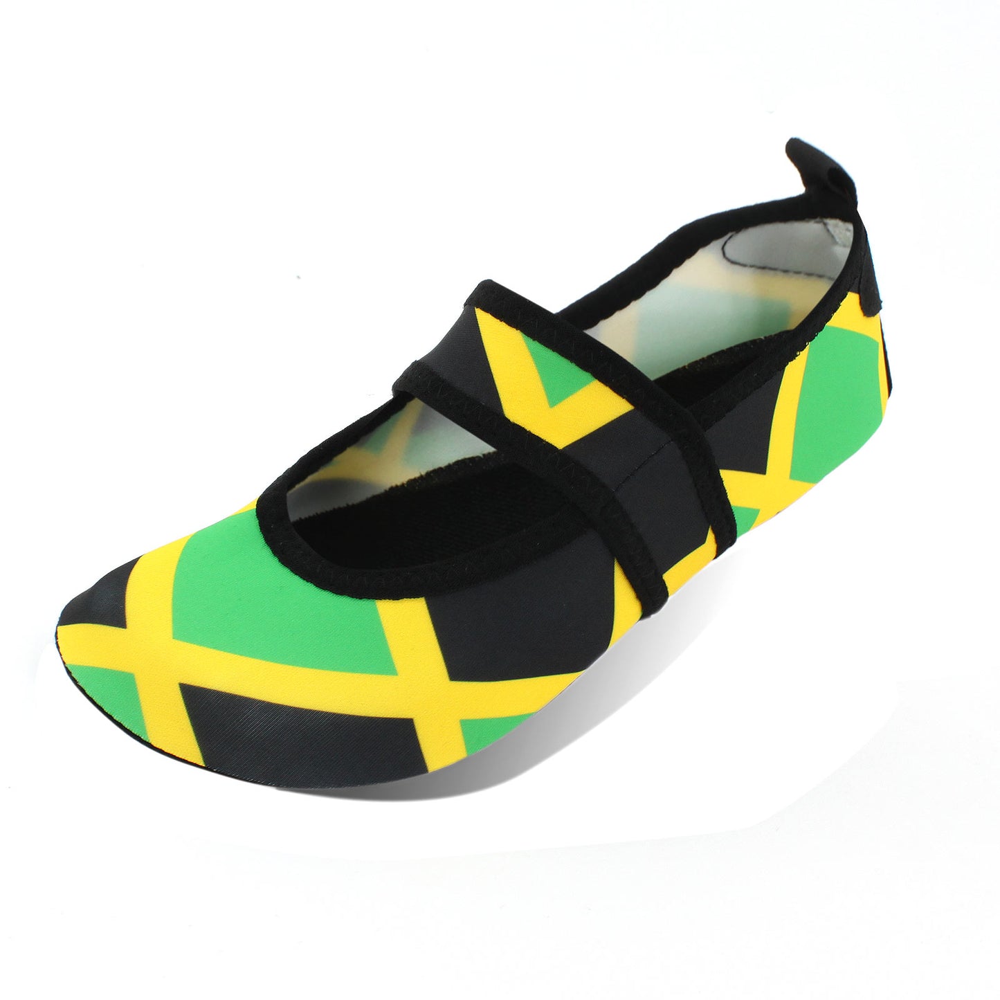 Water Shoes for Women Quick Dry Swim Beach Shoes Footwear for Sport Travel Dance Outdoor Surfing Yoga Exercise Jamaica Flag Caribbean Reggae Rasta