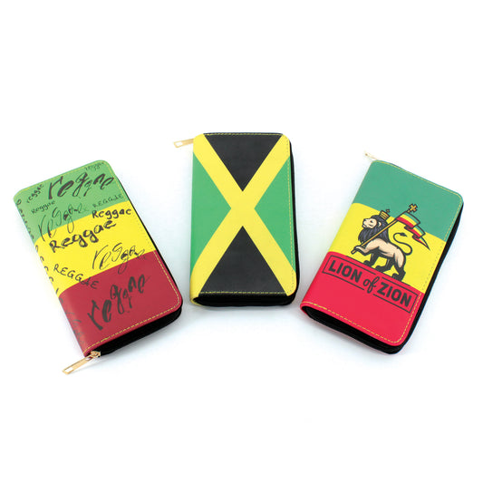 Women's Wallet Purse Card Bag Classic Jamaica Reggae Lion