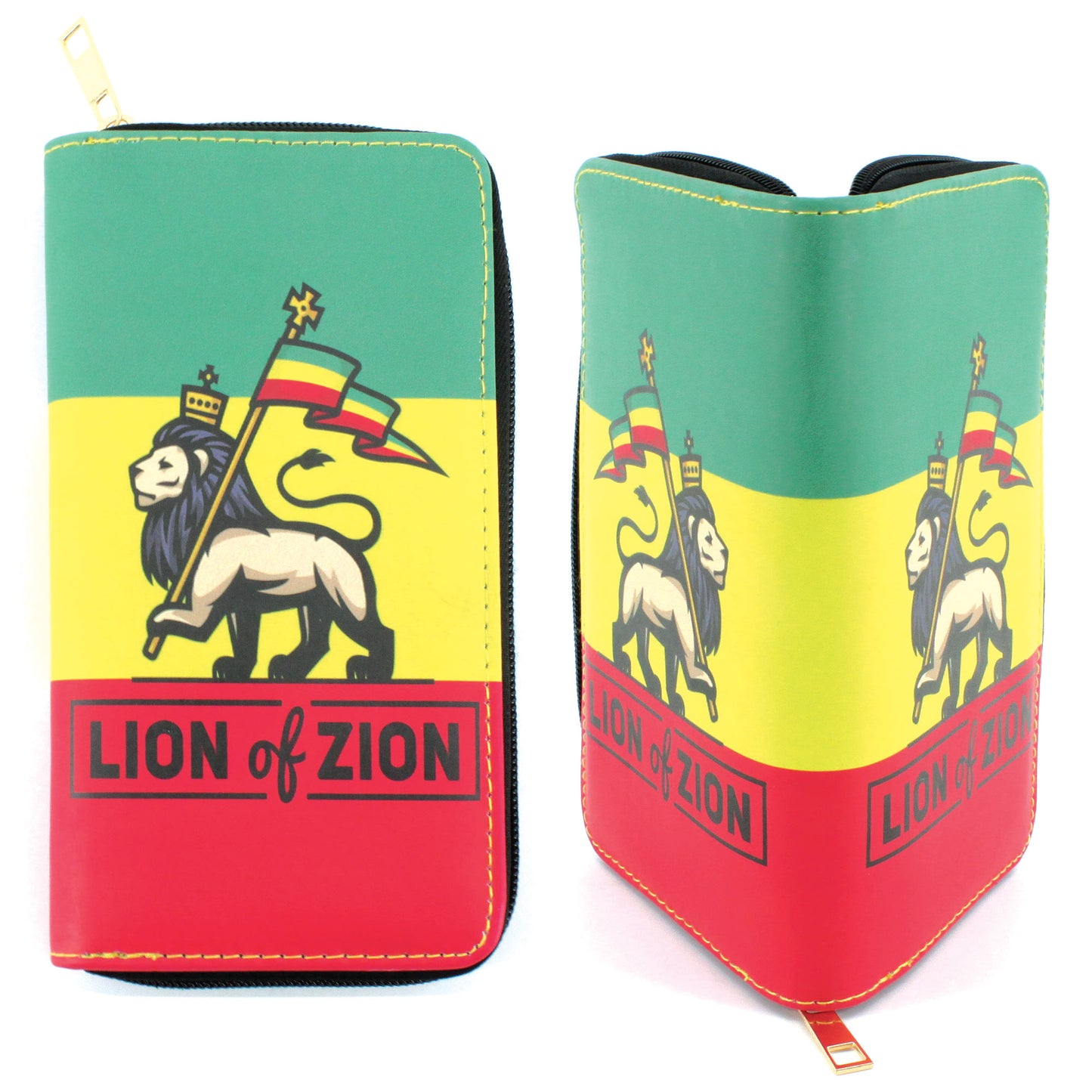 Women's Wallet Purse Card Bag Classic Jamaica Reggae Lion
