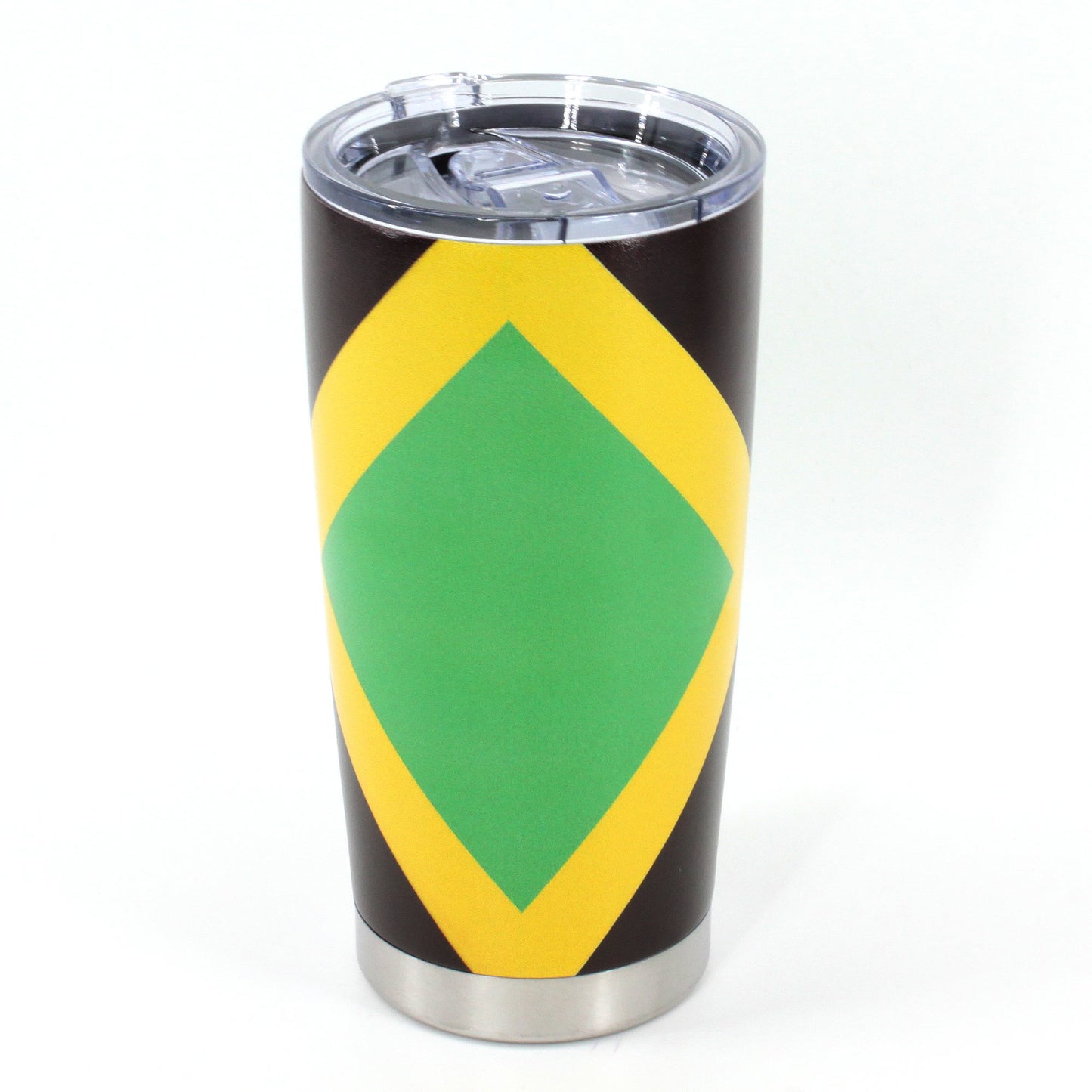 20oz Tumbler with Lid, Stainless Steel Vacuum Insulated Double Wall Travel Tumbler, Durable Insulated Coffee Mug,Jamaican Flag,Reggea,Rasta,Caribbean