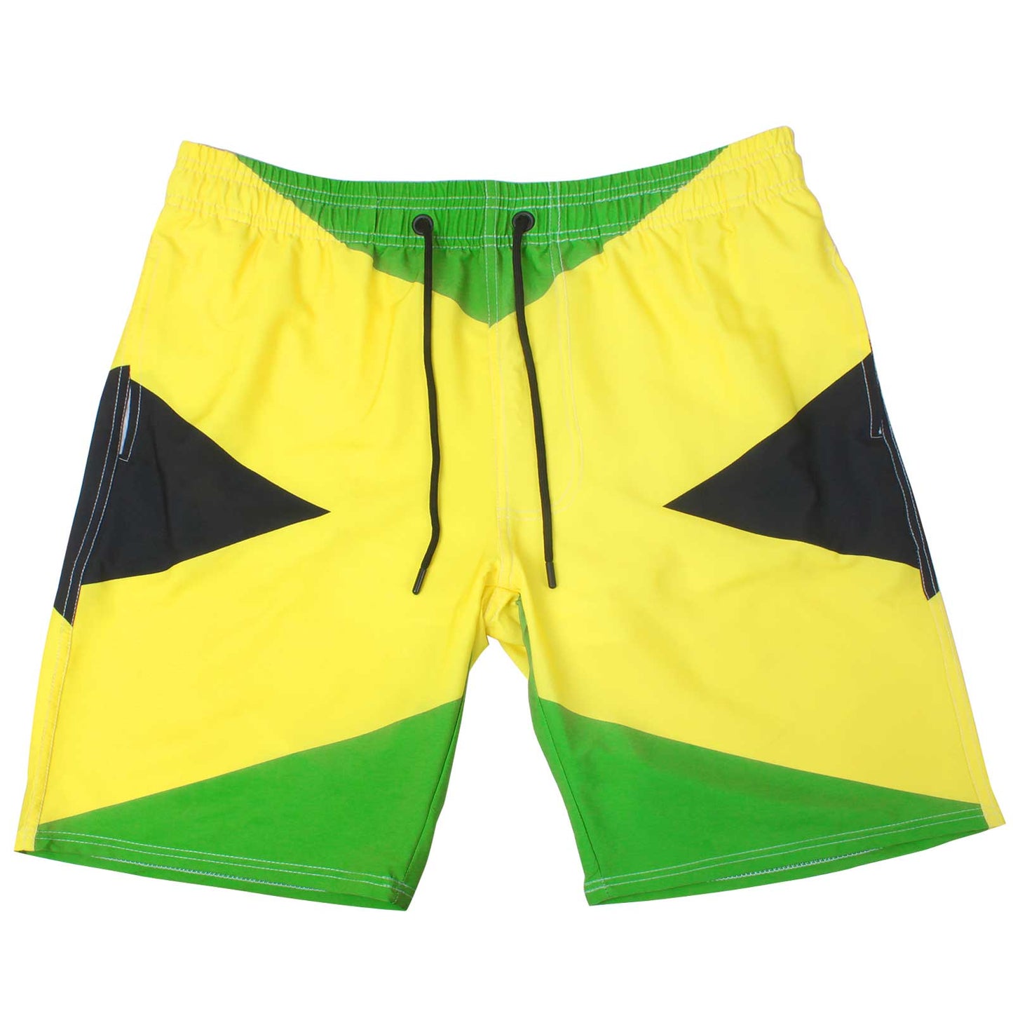 Mens Swim Trunks Quick Dry Swim Beach Shorts Mesh Lining Swimwear Bathing Suits with Pockets Jamaican