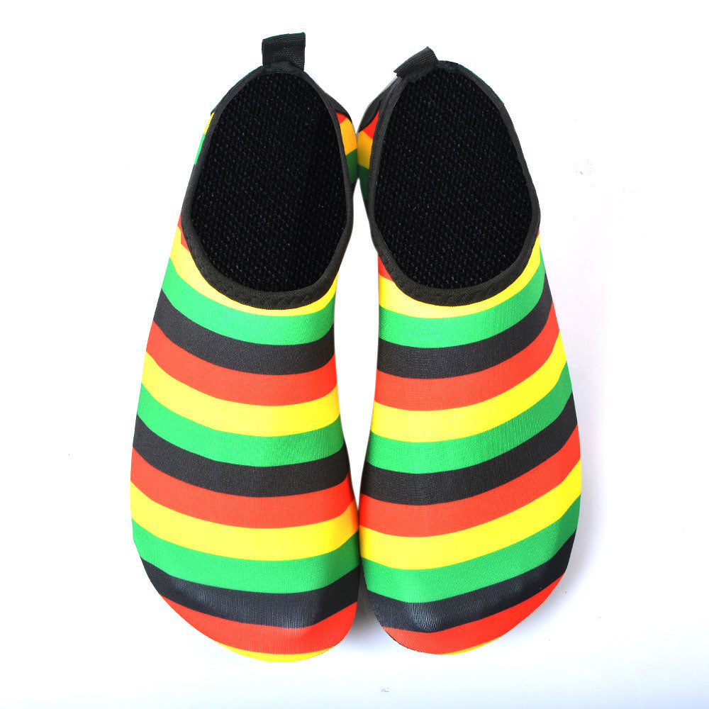 Water Shoes for Women and Men Quick-Dry Swim Beach Shoes for Outdoor Surfing Yoga Exercise Jamaica Flag Caribbean Reggae Rasta