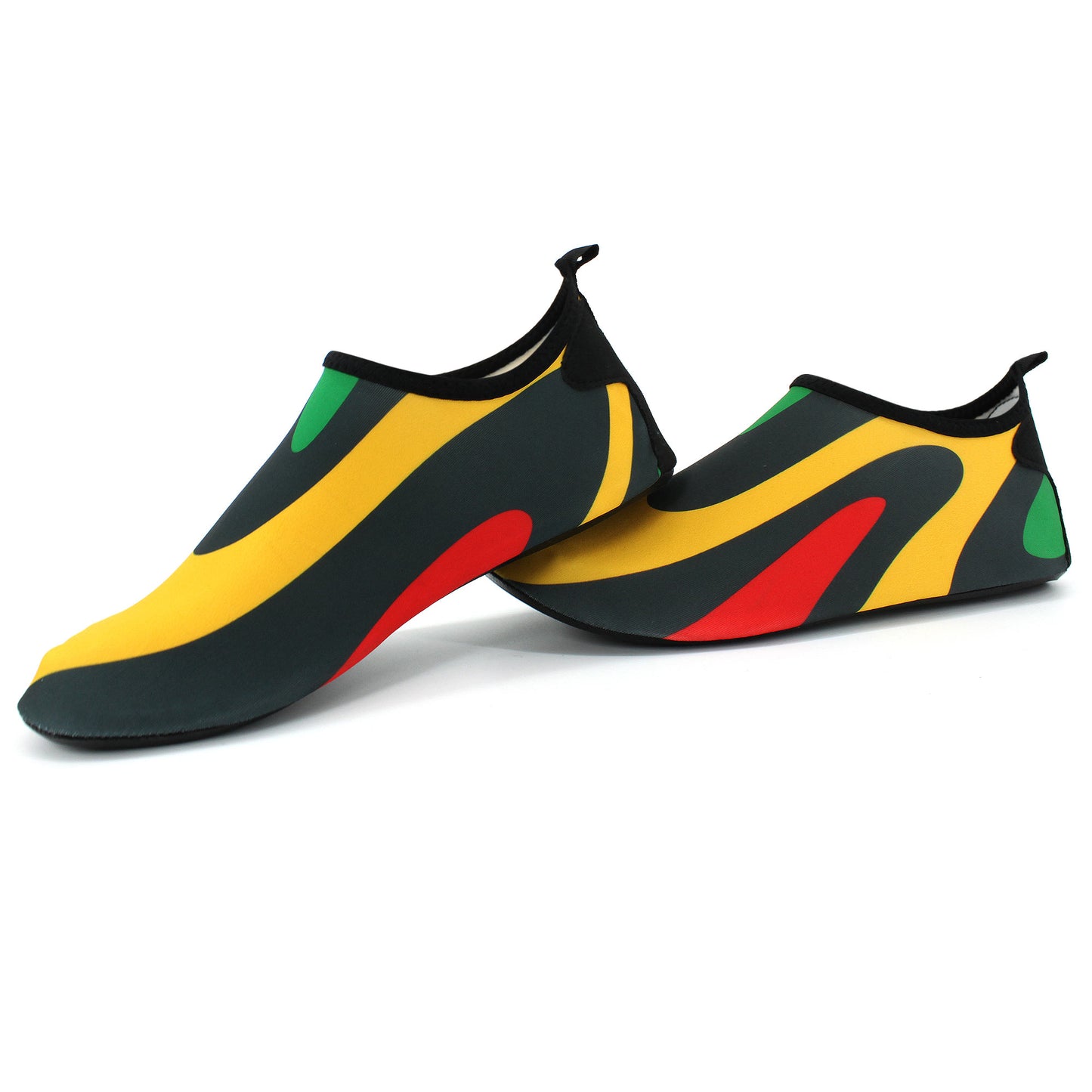 Water Shoes for Women and Men Quick-Dry Swim Beach Shoes for Outdoor Surfing Yoga Exercise Jamaica Flag Caribbean Reggae Rasta