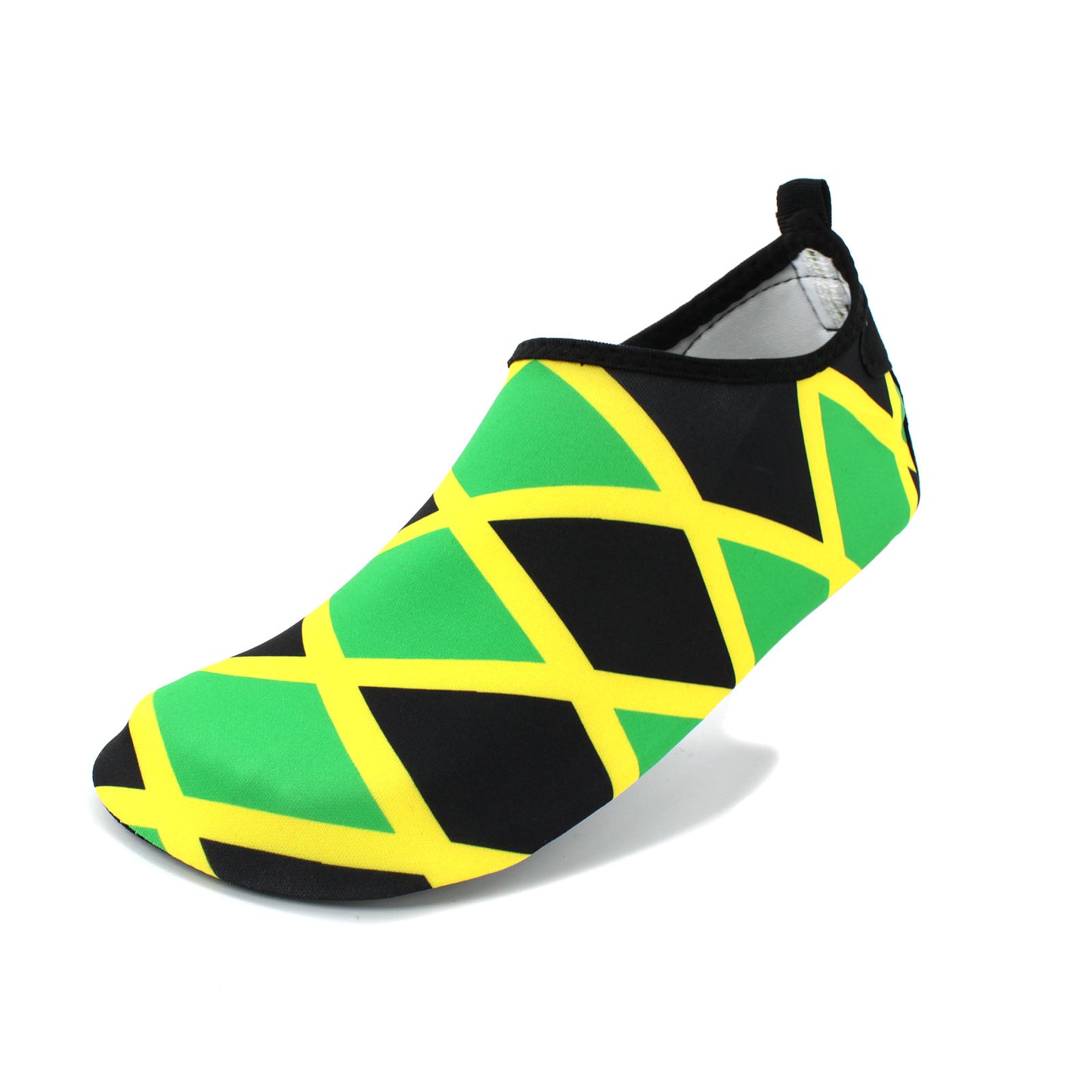 Water Shoes for Women and Men Quick-Dry Swim Beach Shoes for Outdoor Surfing Yoga Exercise Jamaica Flag Caribbean Reggae Rasta