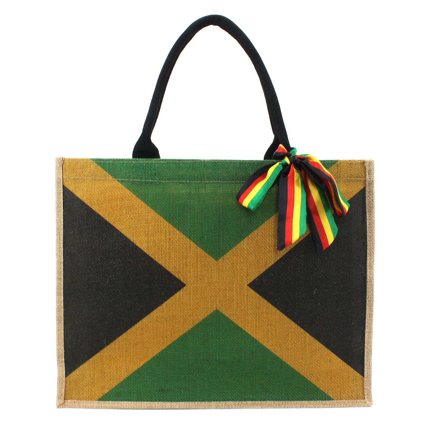 Woven Large Beach Bag for woman Straw Bag Beach Tote Handmade Weaving Shoulder Bag Handbag Jamaican Africa Reggae