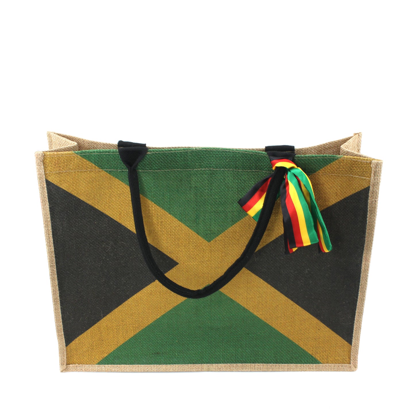 Woven Large Beach Bag for woman Straw Bag Beach Tote Handmade Weaving Shoulder Bag Handbag Jamaican Africa Reggae