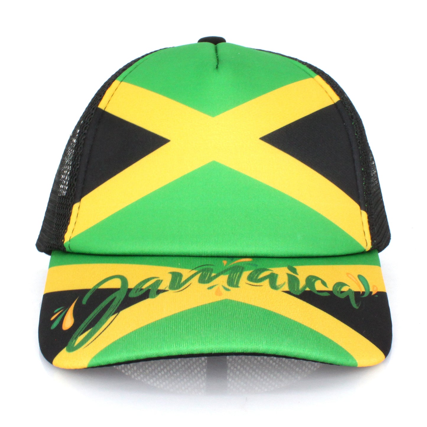 Men's Women's Classics Retro Trucker Hat Sport Baseball Cap Mesh Hat Jamaica Reggae