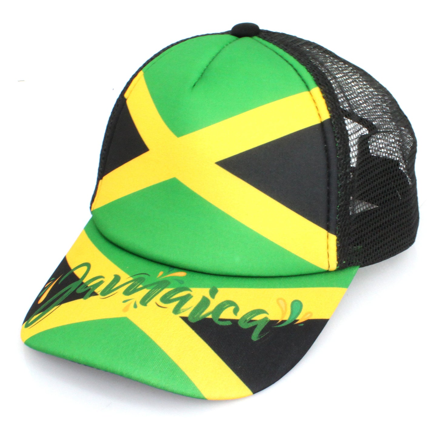 Men's Women's Classics Retro Trucker Hat Sport Baseball Cap Mesh Hat Jamaica Reggae