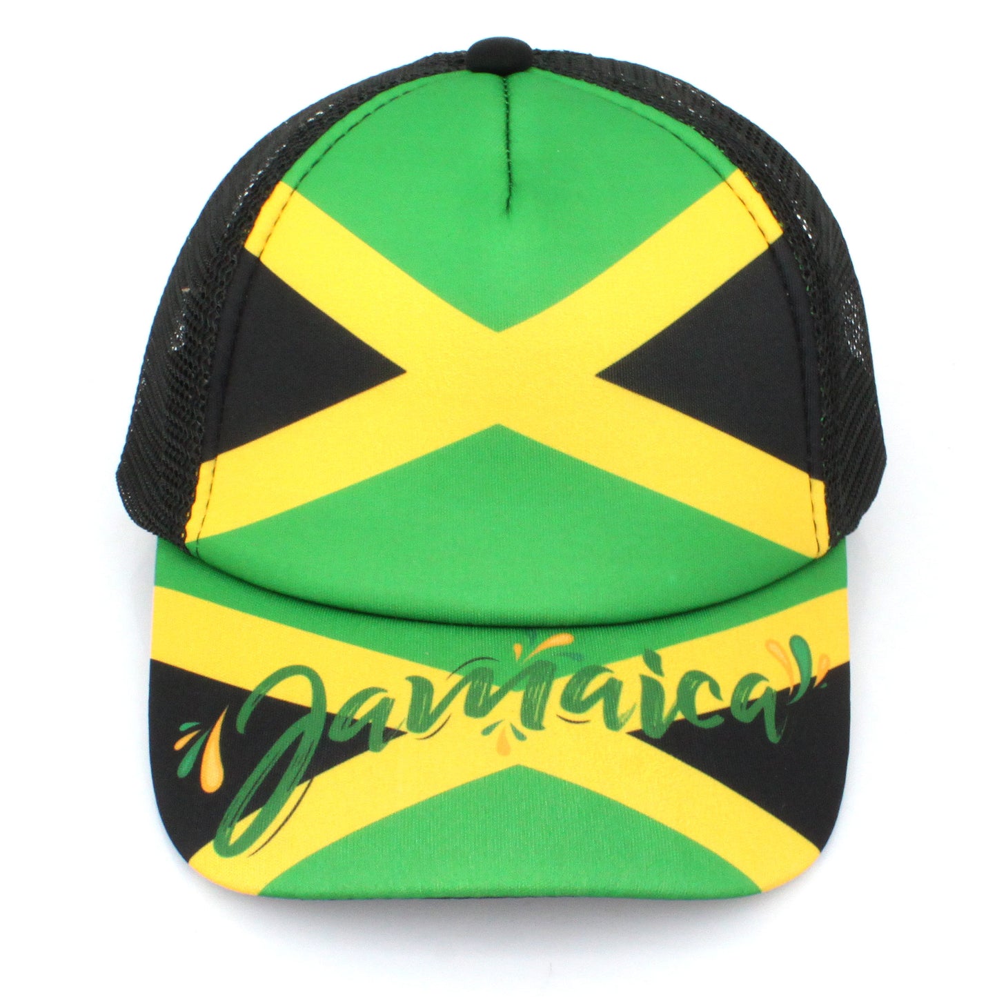 Men's Women's Classics Retro Trucker Hat Sport Baseball Cap Mesh Hat Jamaica Reggae