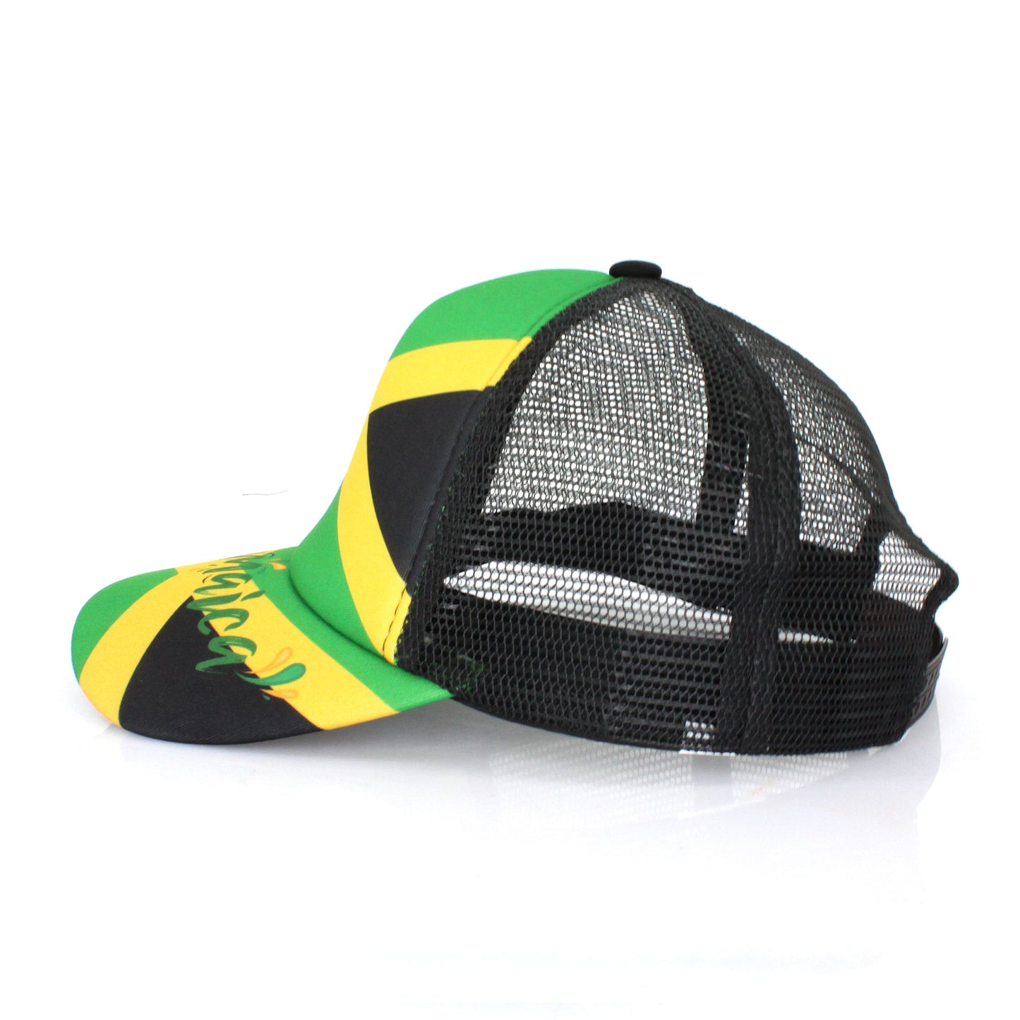 Men's Women's Classics Retro Trucker Hat Sport Baseball Cap Mesh Hat Jamaica Reggae