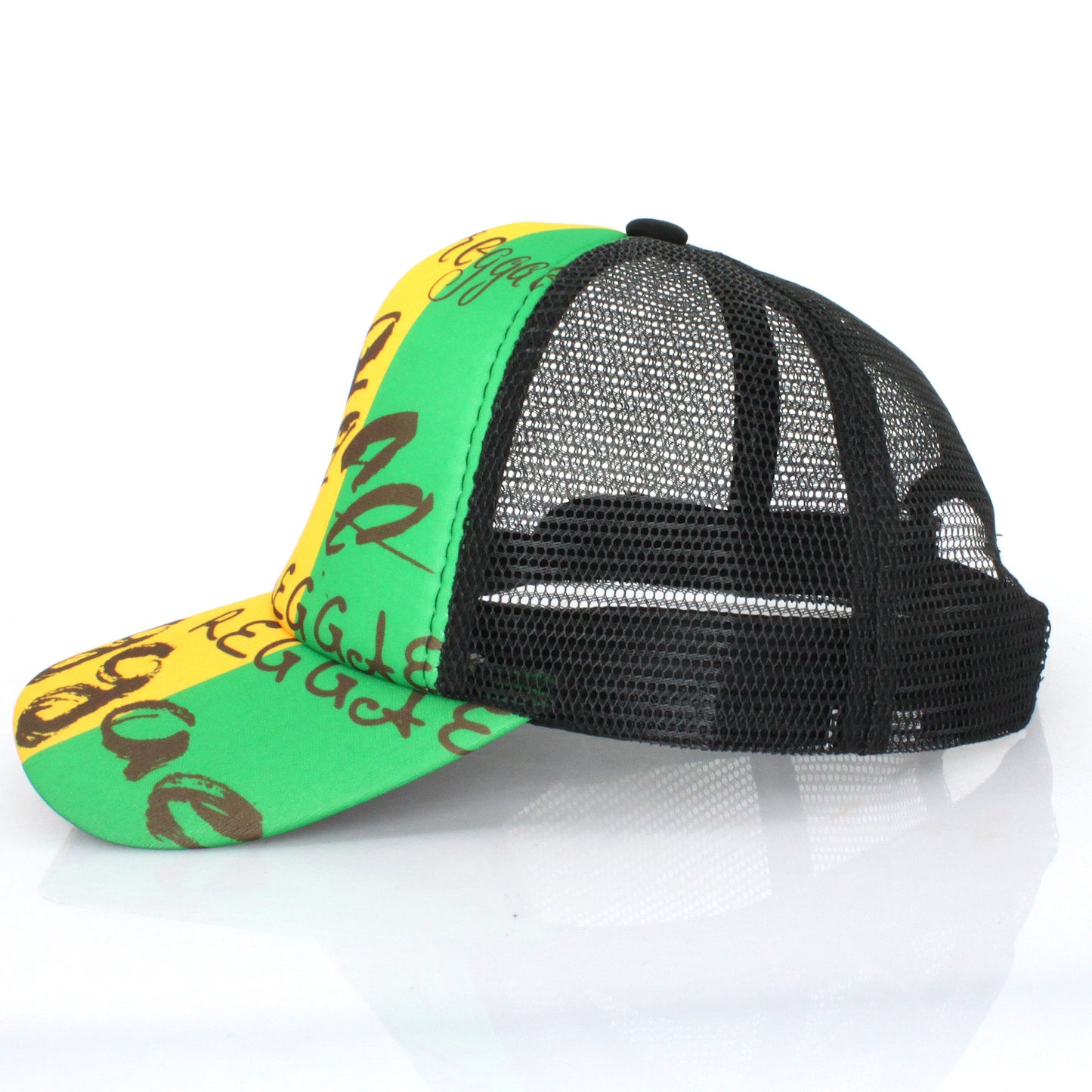 Men's Women's Classics Retro Trucker Hat Sport Baseball Cap Mesh Hat Jamaica Reggae