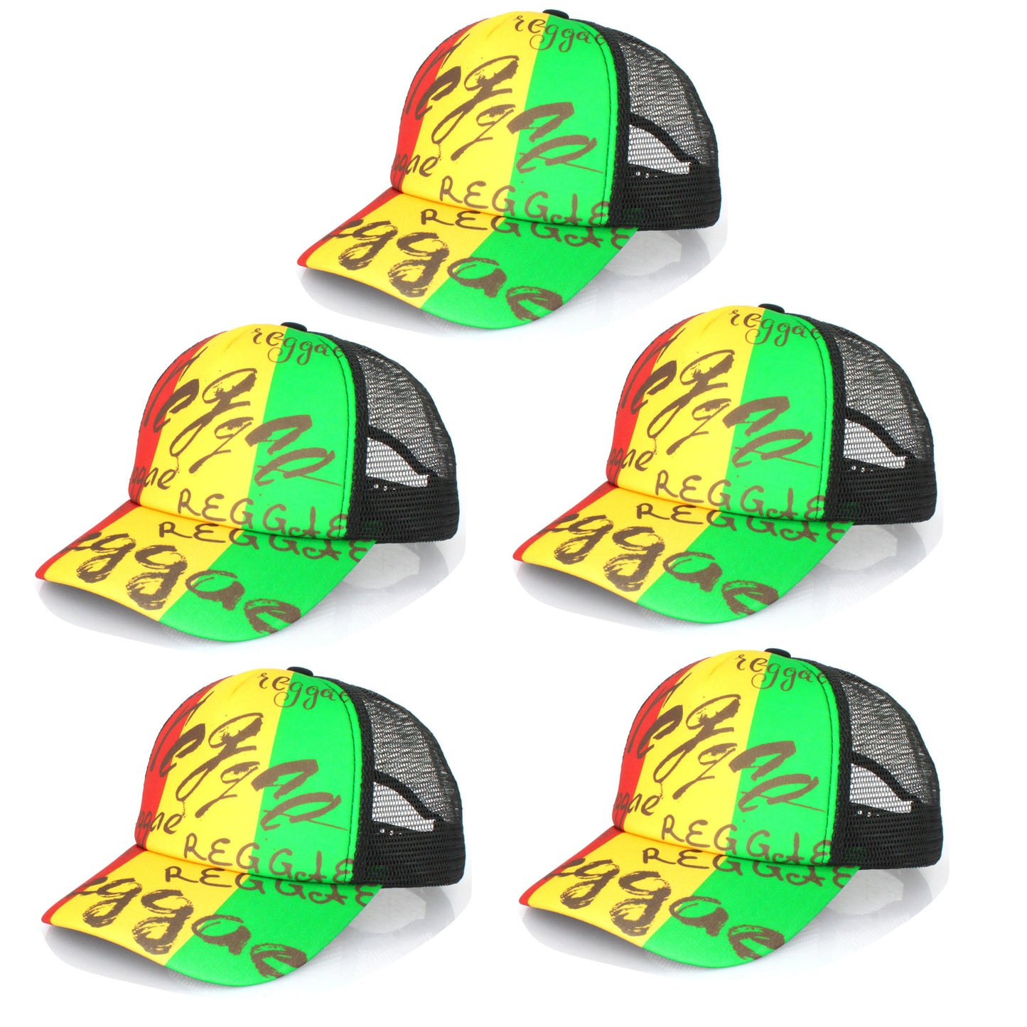 Men's Women's Classics Retro Trucker Hat Sport Baseball Cap Mesh Hat Jamaica Reggae