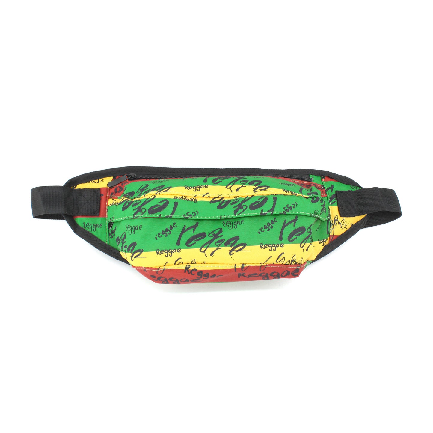 Man's and Woman's Large Capacity Waist Pack Chest Bag Crossbody Bag Jamaican reggae Rasta