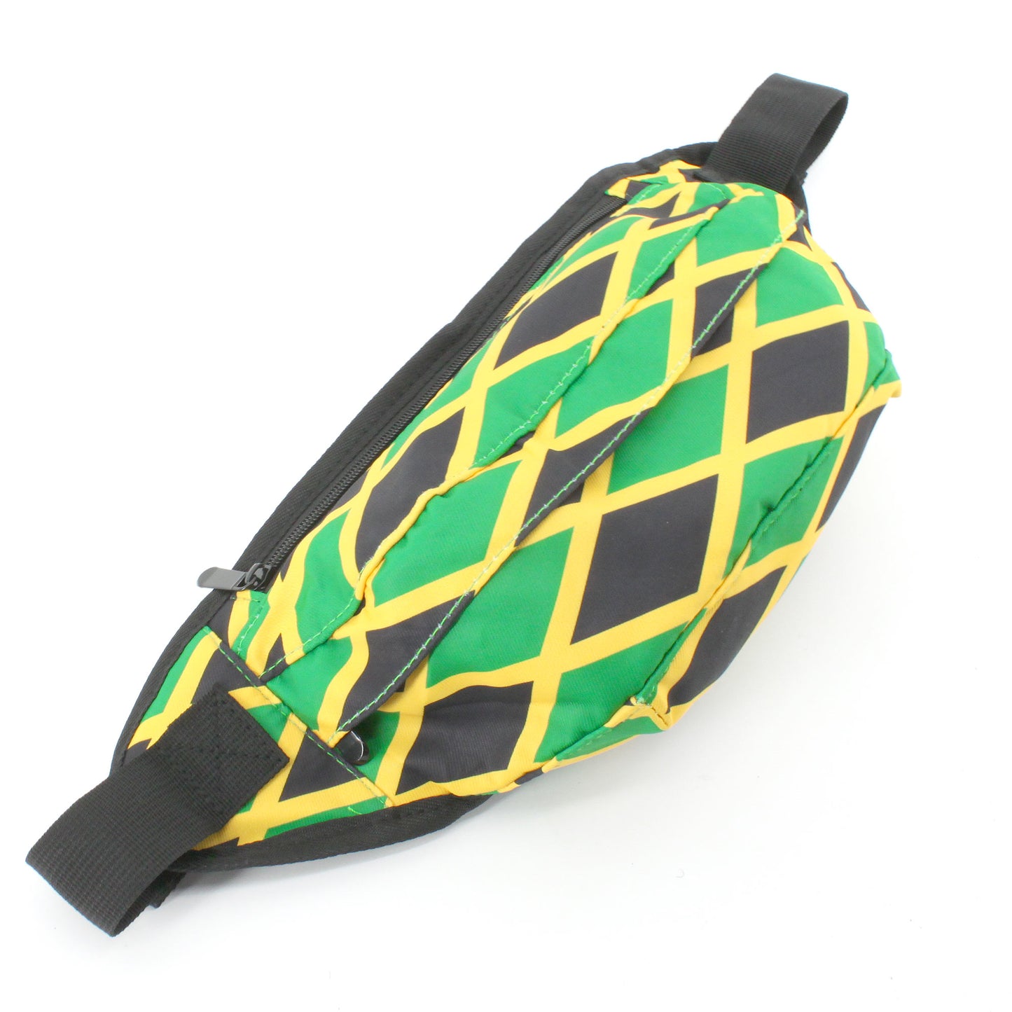 Man's and Woman's Large Capacity Waist Pack Chest Bag Crossbody Bag Jamaican reggae Rasta