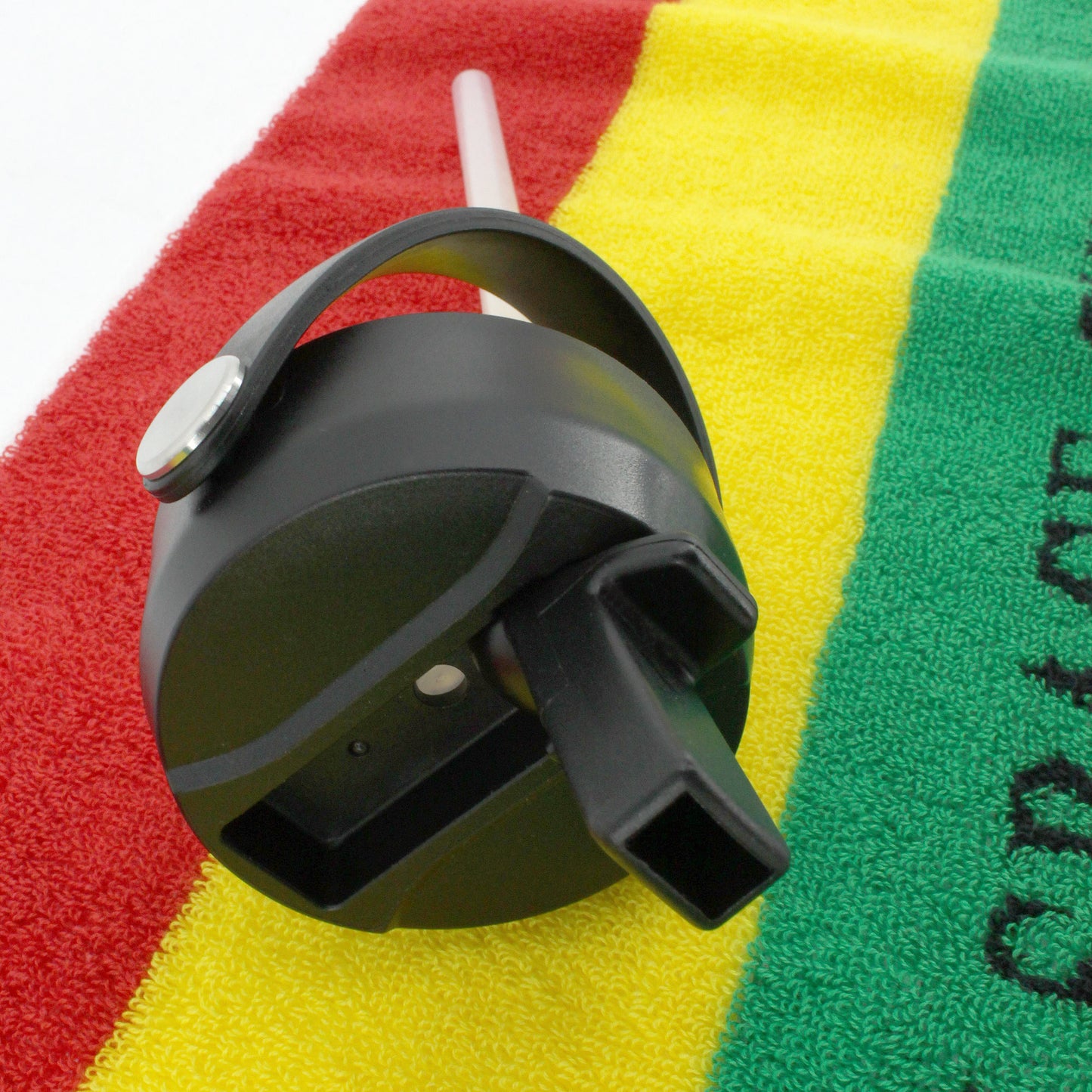 18oz Tumbler with Straw cap Stainless Steel Vacuum Insulated Double Wall Travel Tumbler Coffee Mug Jamaican Flag Reggae Rasta Caribbean