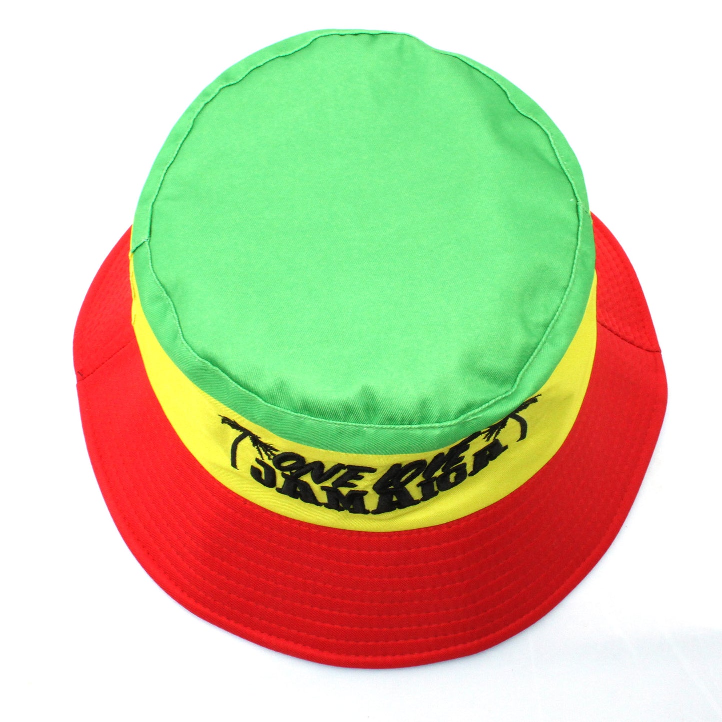 Cotton Embroidered Fisherman's Sun Hat Bucket Hat for Man Woman Jamaica Reggae